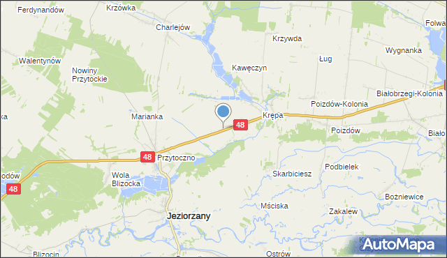 mapa Nad Szosą, Nad Szosą na mapie Targeo